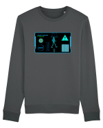 Holograma HUD Bluză mânecă lungă Unisex Rise