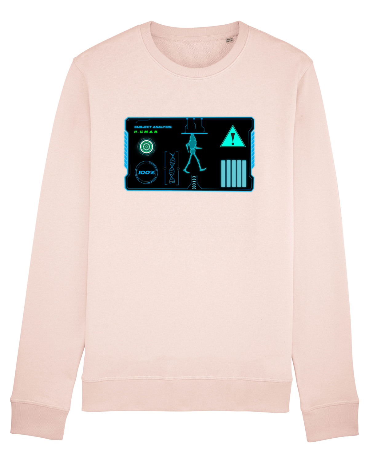 Bluză mânecă lungă Unisex Rise Candy Pink