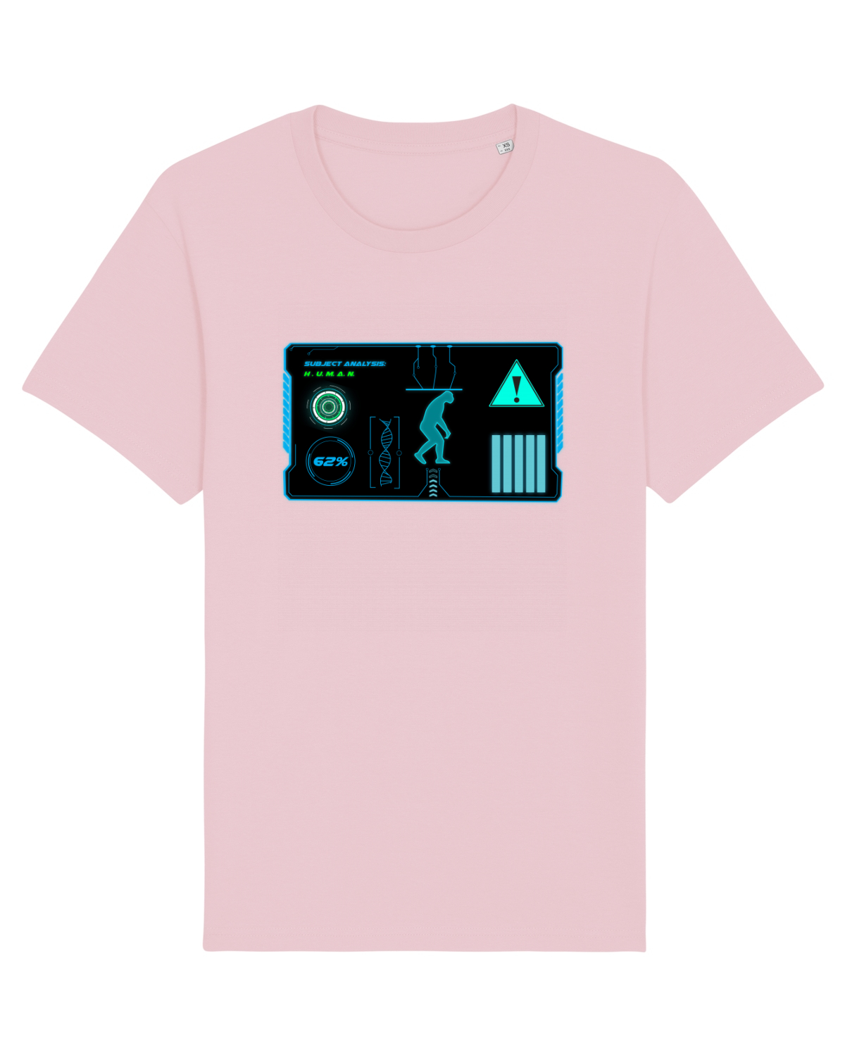 Tricou mânecă scurtă Unisex Rocker Cotton Pink