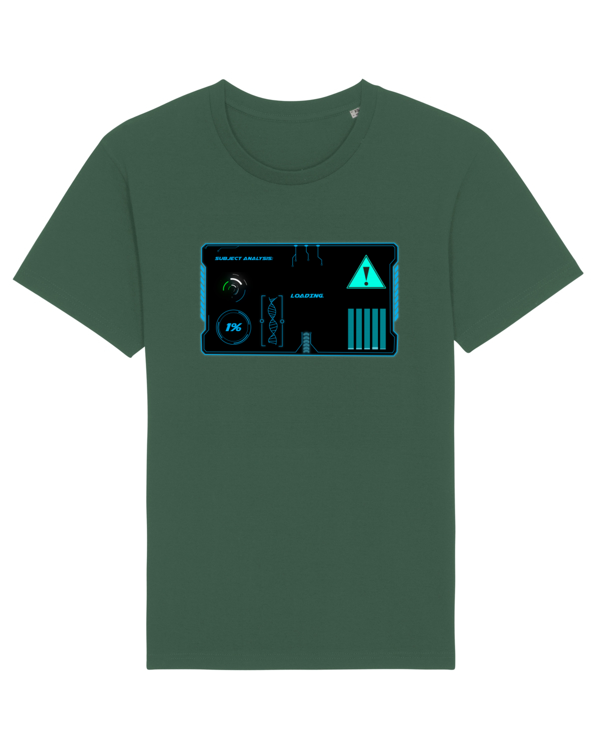 Tricou mânecă scurtă Unisex Rocker Bottle Green