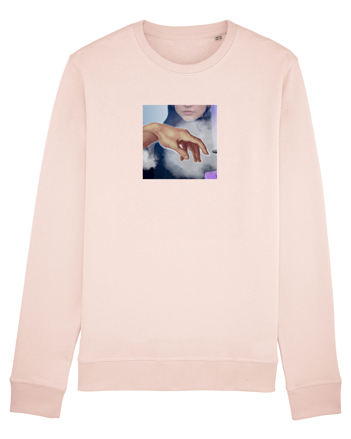 Bluză mânecă lungă Unisex Rise Candy Pink