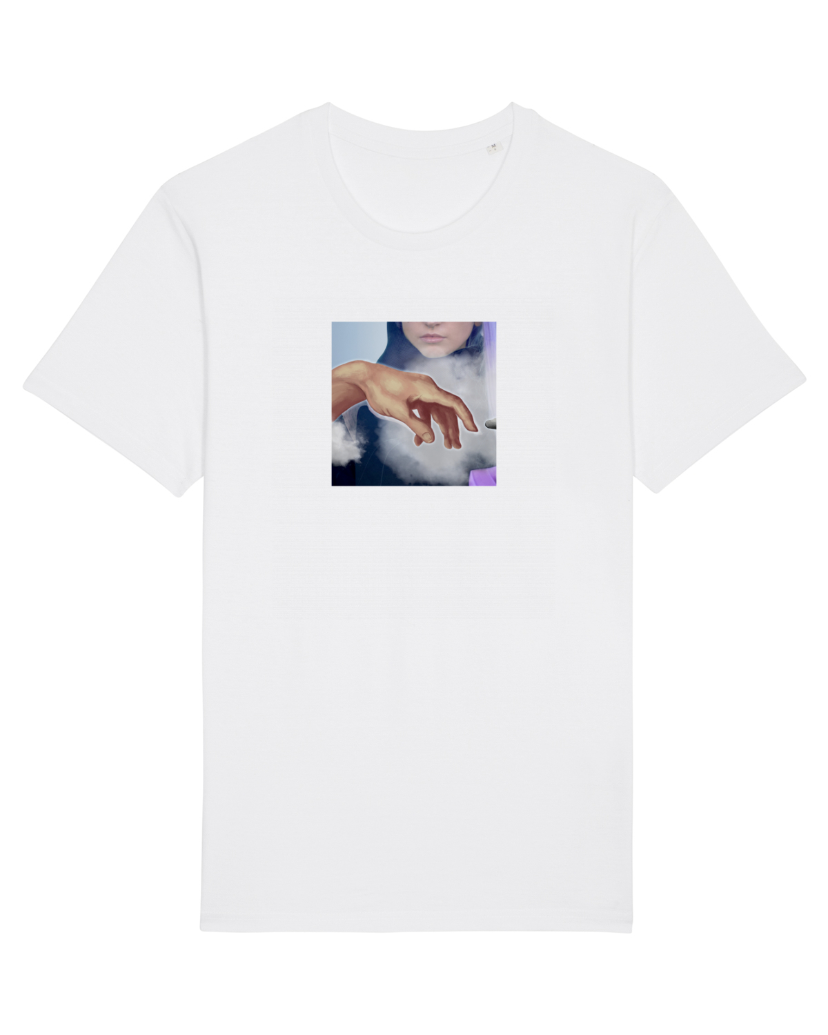 Tricou mânecă scurtă Unisex Rocker White