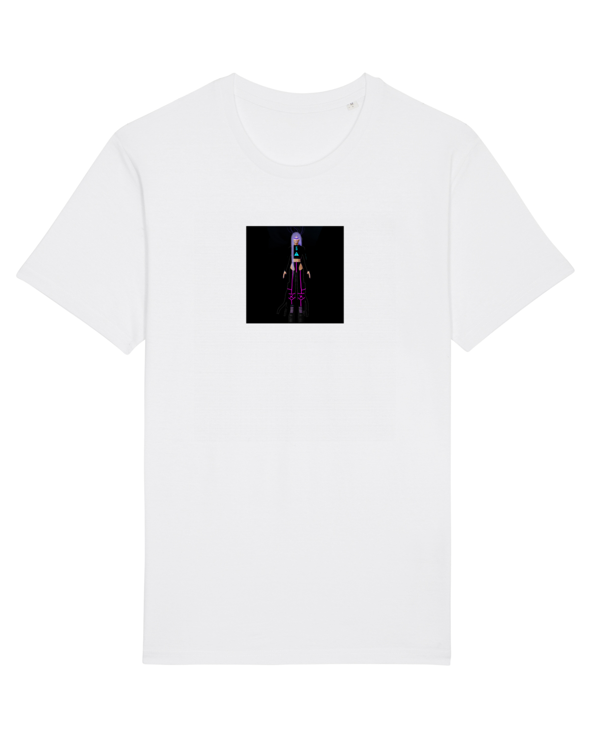 Tricou mânecă scurtă Unisex Rocker White