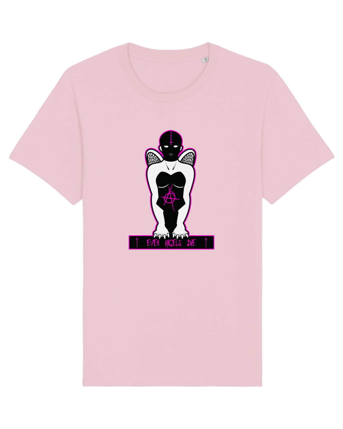 Tricou mânecă scurtă Unisex Rocker Cotton Pink