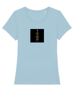 ALIEN ROBOT  Tricou mânecă scurtă guler larg fitted Damă Expresser