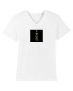 ALIEN ROBOT  Tricou mânecă scurtă guler V Bărbat Presenter