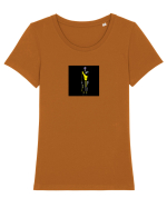 ALIEN ROBOT  Tricou mânecă scurtă guler larg fitted Damă Expresser