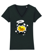 InCORGnito Tricou mânecă scurtă guler V Damă Evoker