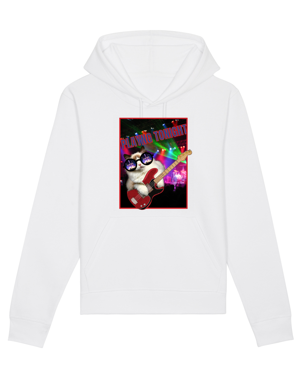 Hanorac Unisex Drummer White