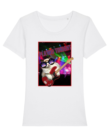 Pisica Rock And Roll White