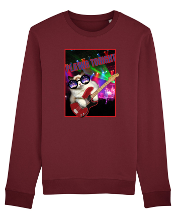 Pisica Rock And Roll Burgundy