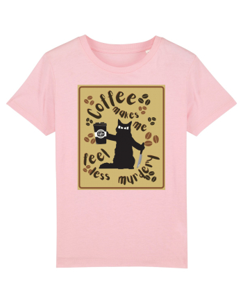 Pentru Iubitorii De Pisici Si Cafea Cotton Pink
