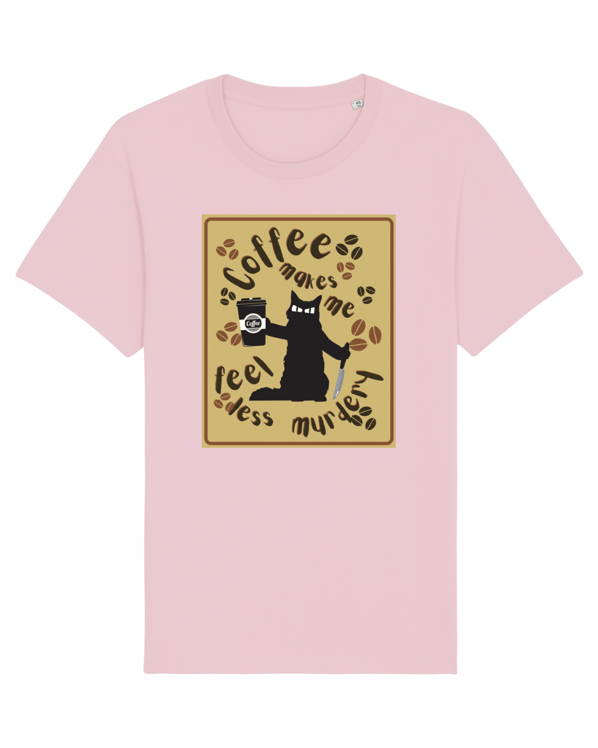 Tricou mânecă scurtă Unisex Rocker Cotton Pink