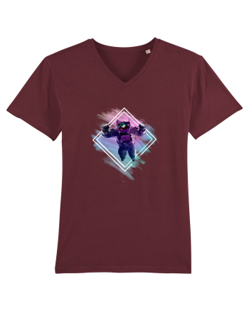 Astronaut floating  Burgundy