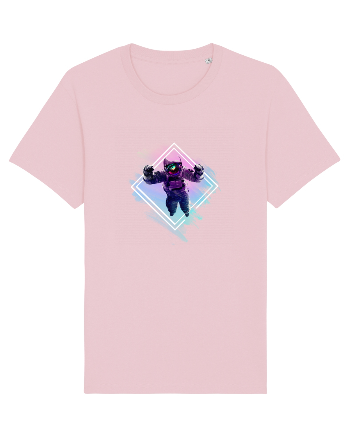 Tricou mânecă scurtă Unisex Rocker Cotton Pink