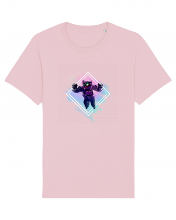 Astronaut floating  Cotton Pink