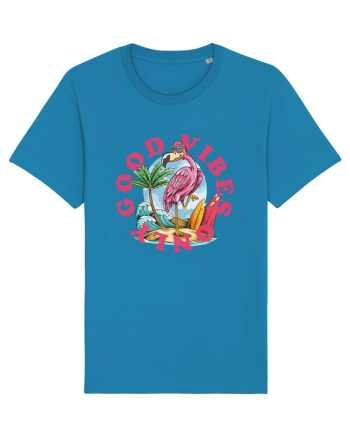 Cool Flamingo Good Vibes Only Azur