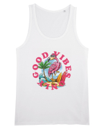 Cool Flamingo Good Vibes Only Maiou Bărbat Runs