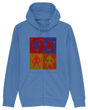  Retro Samurai  Bright Blue