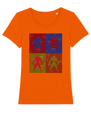  Retro Samurai  Bright Orange