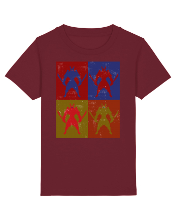  Retro Samurai  Burgundy