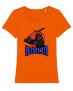 Samurai Ronin Tricou mânecă scurtă guler larg fitted Damă Expresser