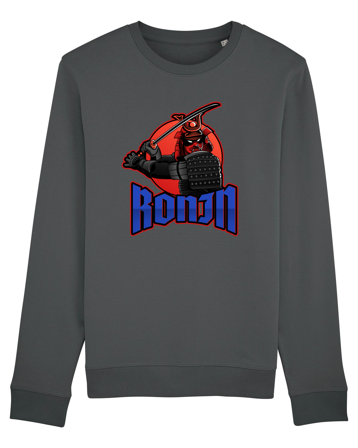 Bluză mânecă lungă Unisex Rise Anthracite