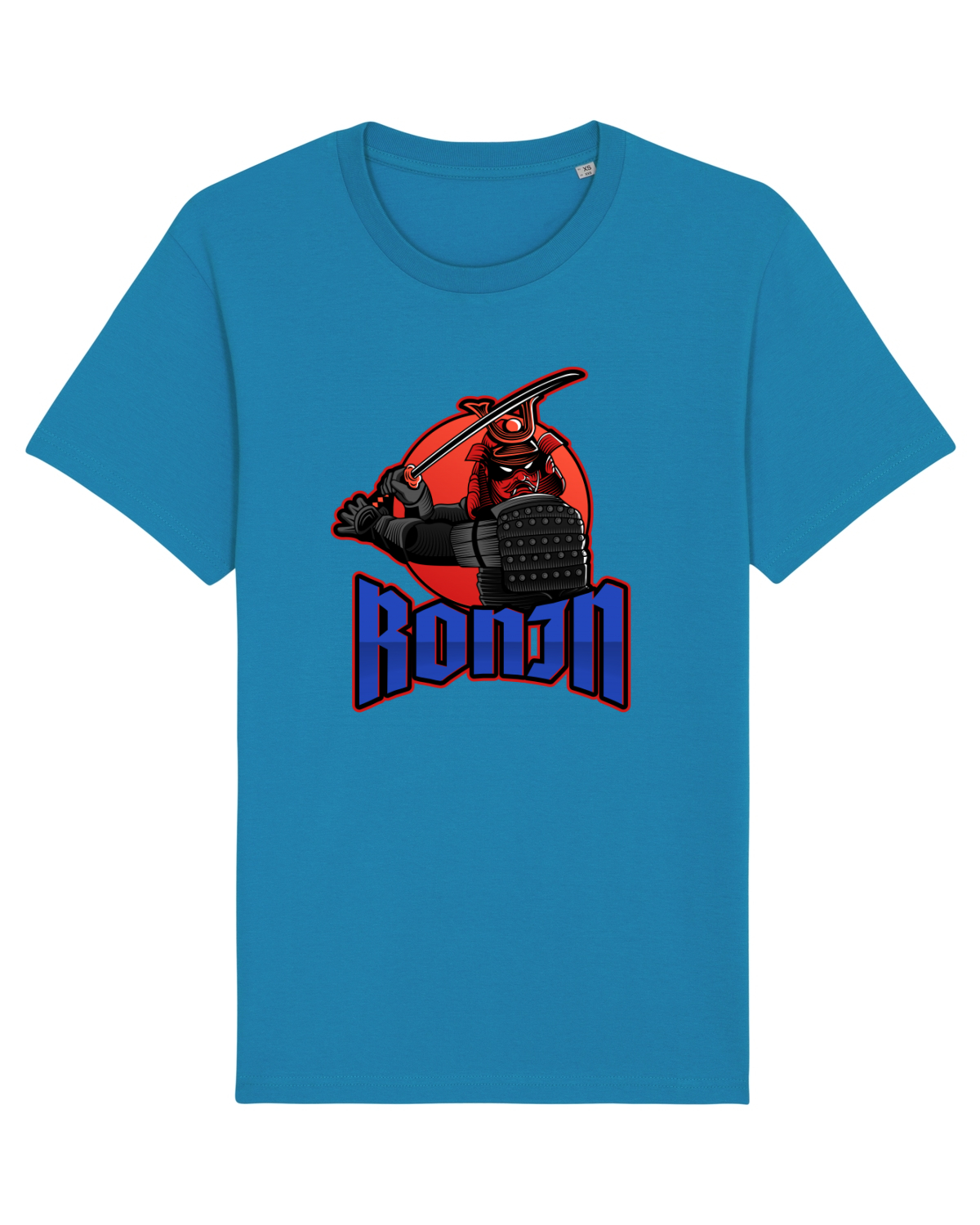 Tricou mânecă scurtă Unisex Rocker Azur