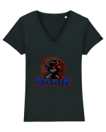 Samurai Ronin Tricou mânecă scurtă guler V Damă Evoker