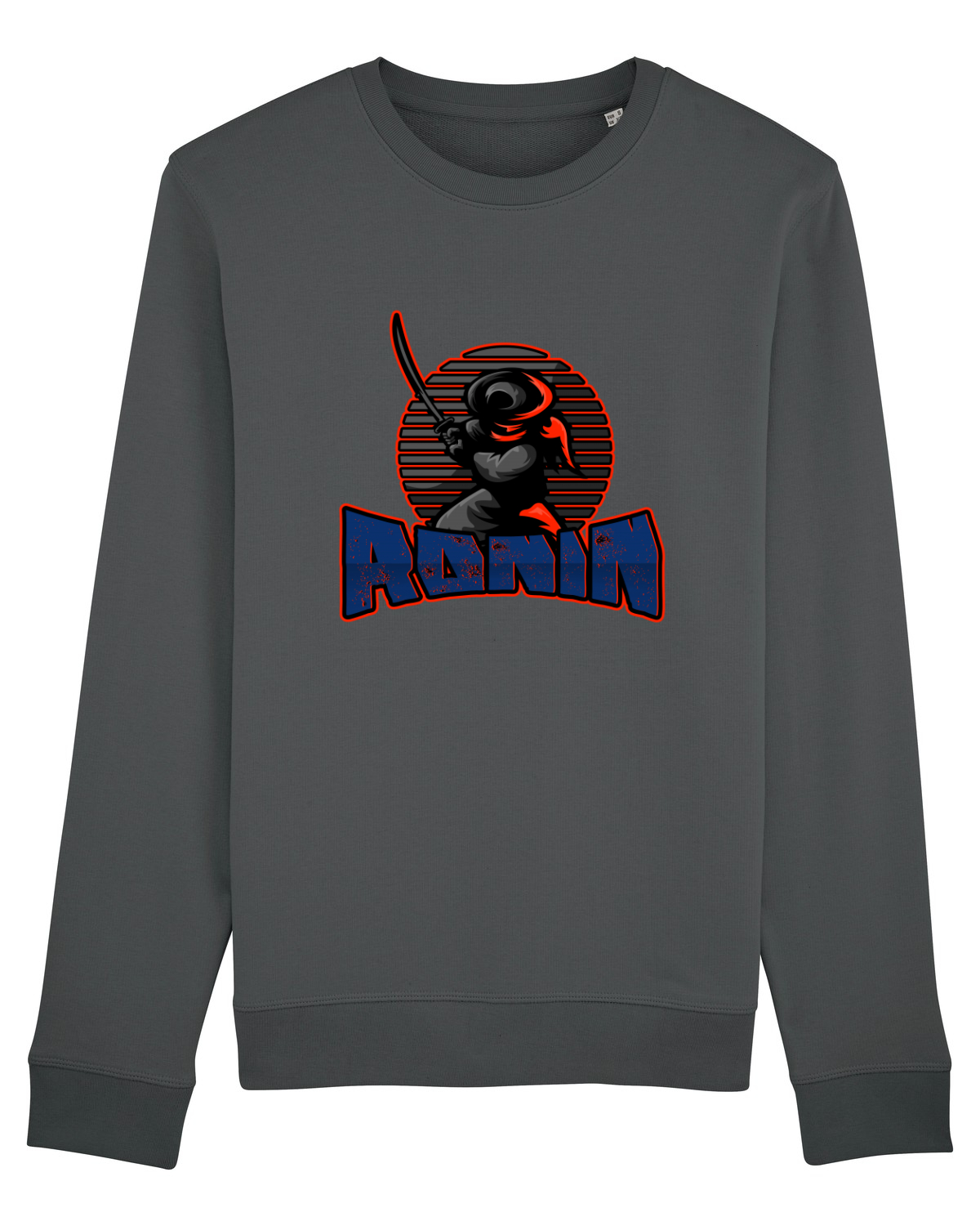 Bluză mânecă lungă Unisex Rise Anthracite