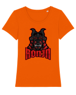 Samurai Ronin Tricou mânecă scurtă guler larg fitted Damă Expresser