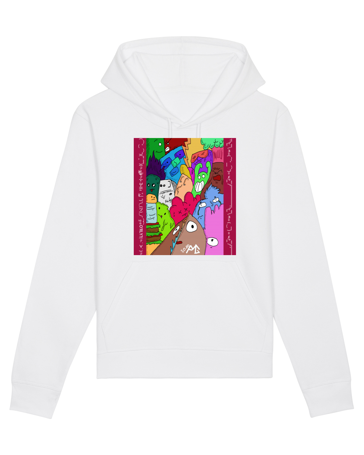 Hanorac Unisex Drummer White