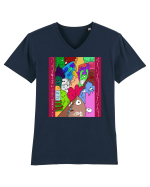 Lenny Tricou mânecă scurtă guler V Bărbat Presenter