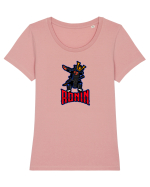Samurai Ronin Tricou mânecă scurtă guler larg fitted Damă Expresser