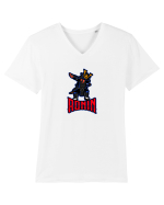 Samurai Ronin Tricou mânecă scurtă guler V Bărbat Presenter