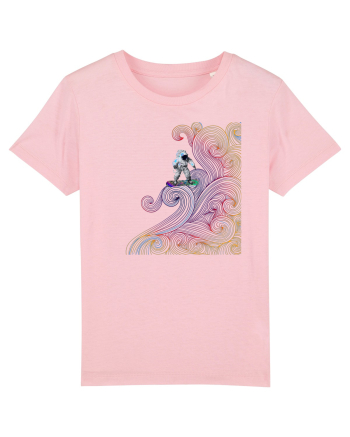 Snowboarding astronaut Cotton Pink