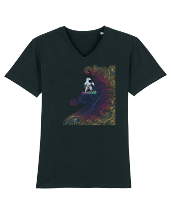 Snowboarding astronaut Black