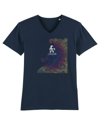 Snowboarding astronaut French Navy