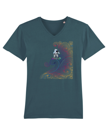 Snowboarding astronaut Stargazer
