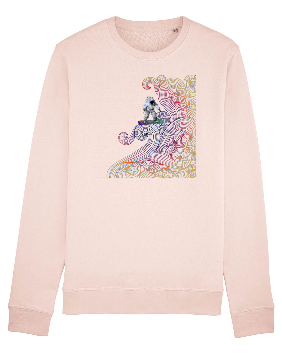 Bluză mânecă lungă Unisex Rise Candy Pink