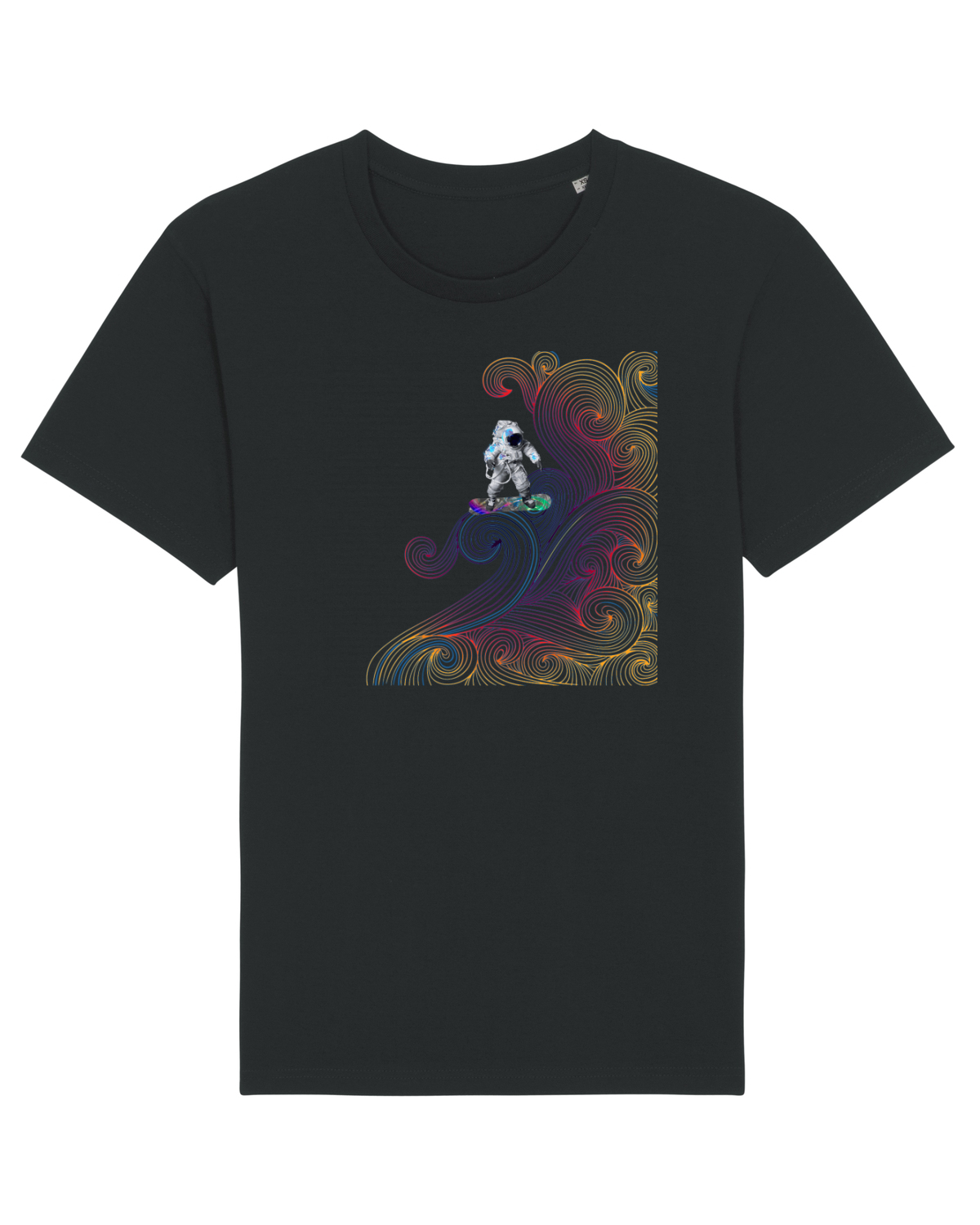 Tricou mânecă scurtă Unisex Rocker Black