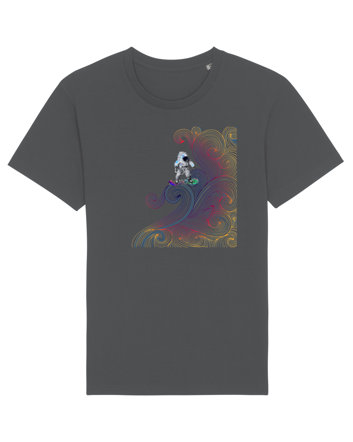 Tricou mânecă scurtă Unisex Rocker Anthracite
