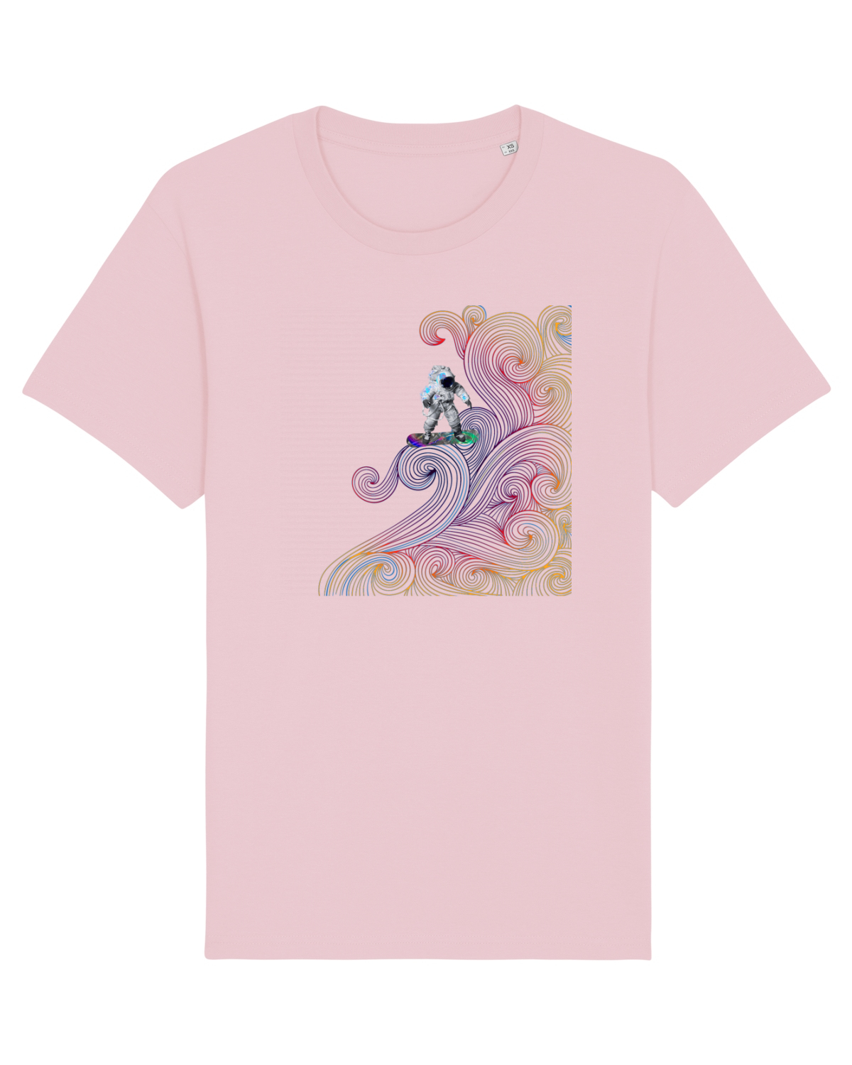 Tricou mânecă scurtă Unisex Rocker Cotton Pink