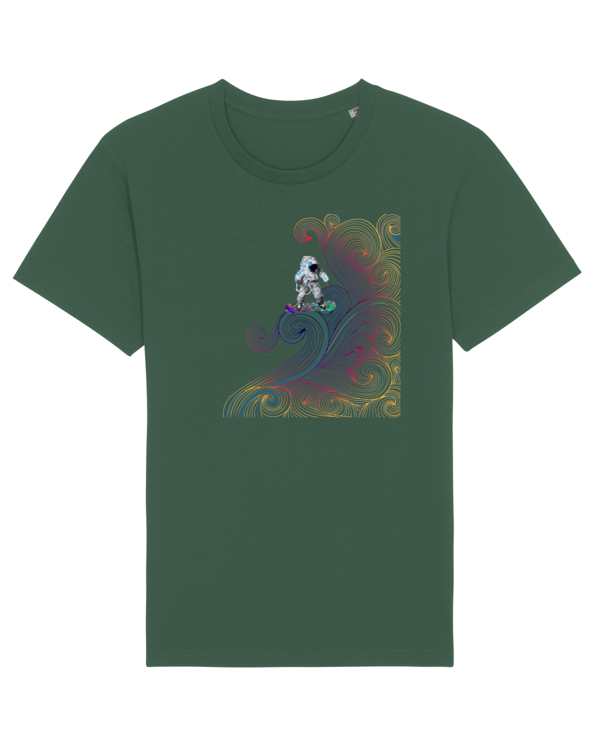 Tricou mânecă scurtă Unisex Rocker Bottle Green