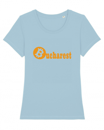 Bucharest Bitcoin Sky Blue