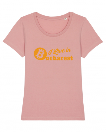 I Live in Bucharest Bitcoin Canyon Pink