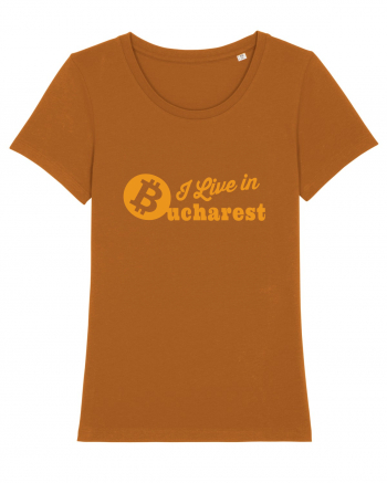 I Live in Bucharest Bitcoin Roasted Orange