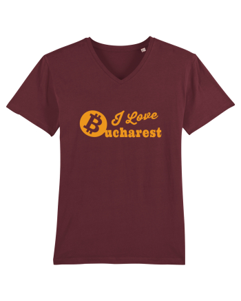 I Love Bucharest Bitcoin Burgundy