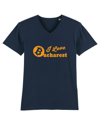 I Love Bucharest Bitcoin French Navy