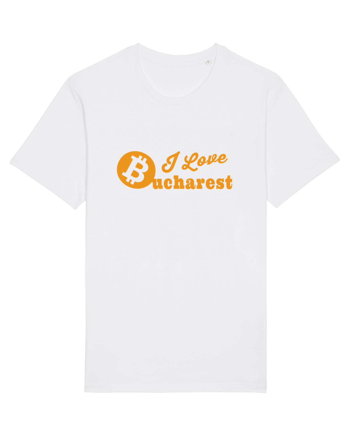 Tricou mânecă scurtă Unisex Rocker White